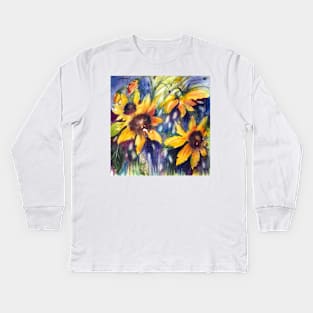 And the Sun Dances Kids Long Sleeve T-Shirt